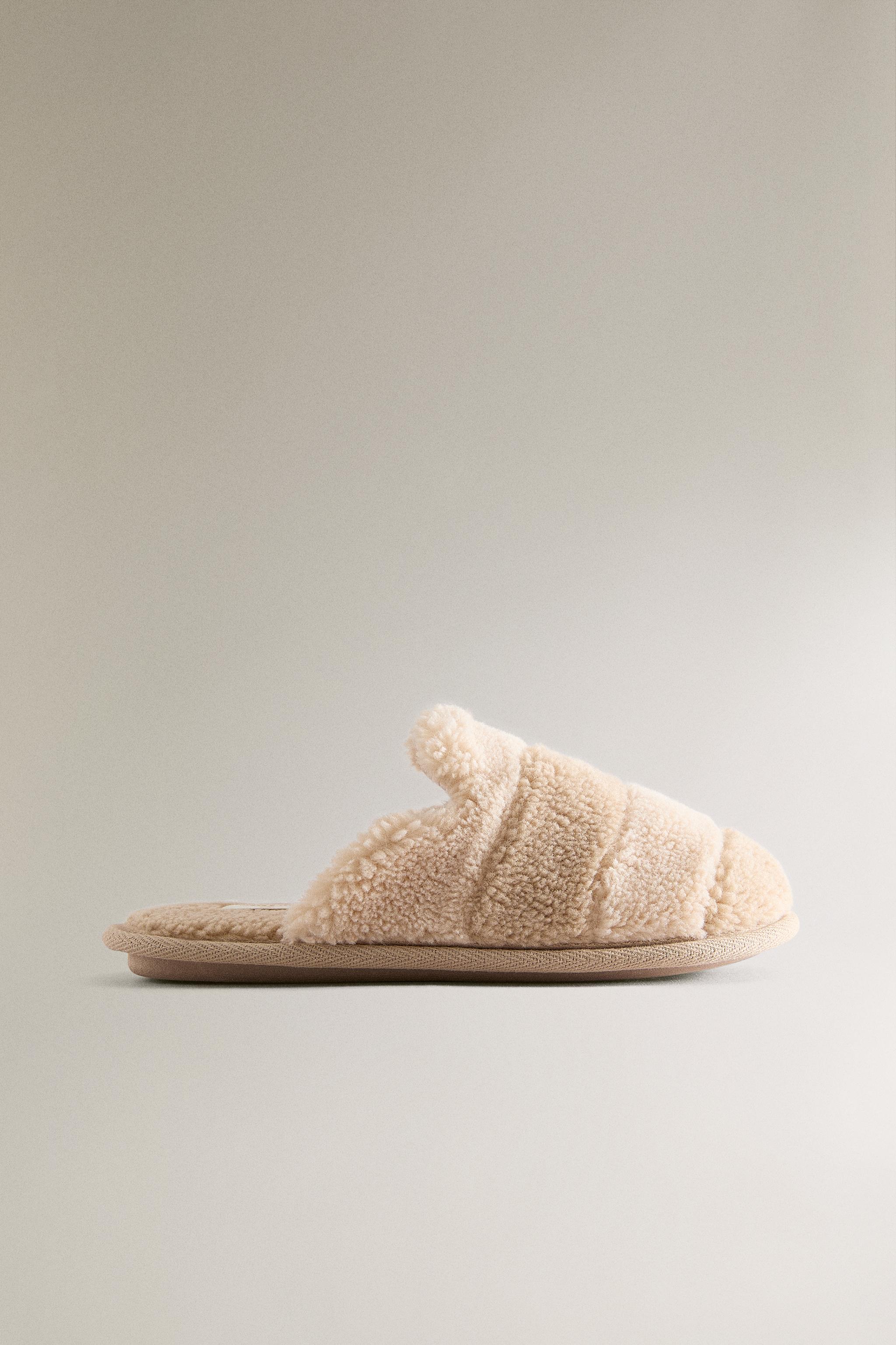 CHILDREN'S FAUX SHEARLING MULE SLIPPERS